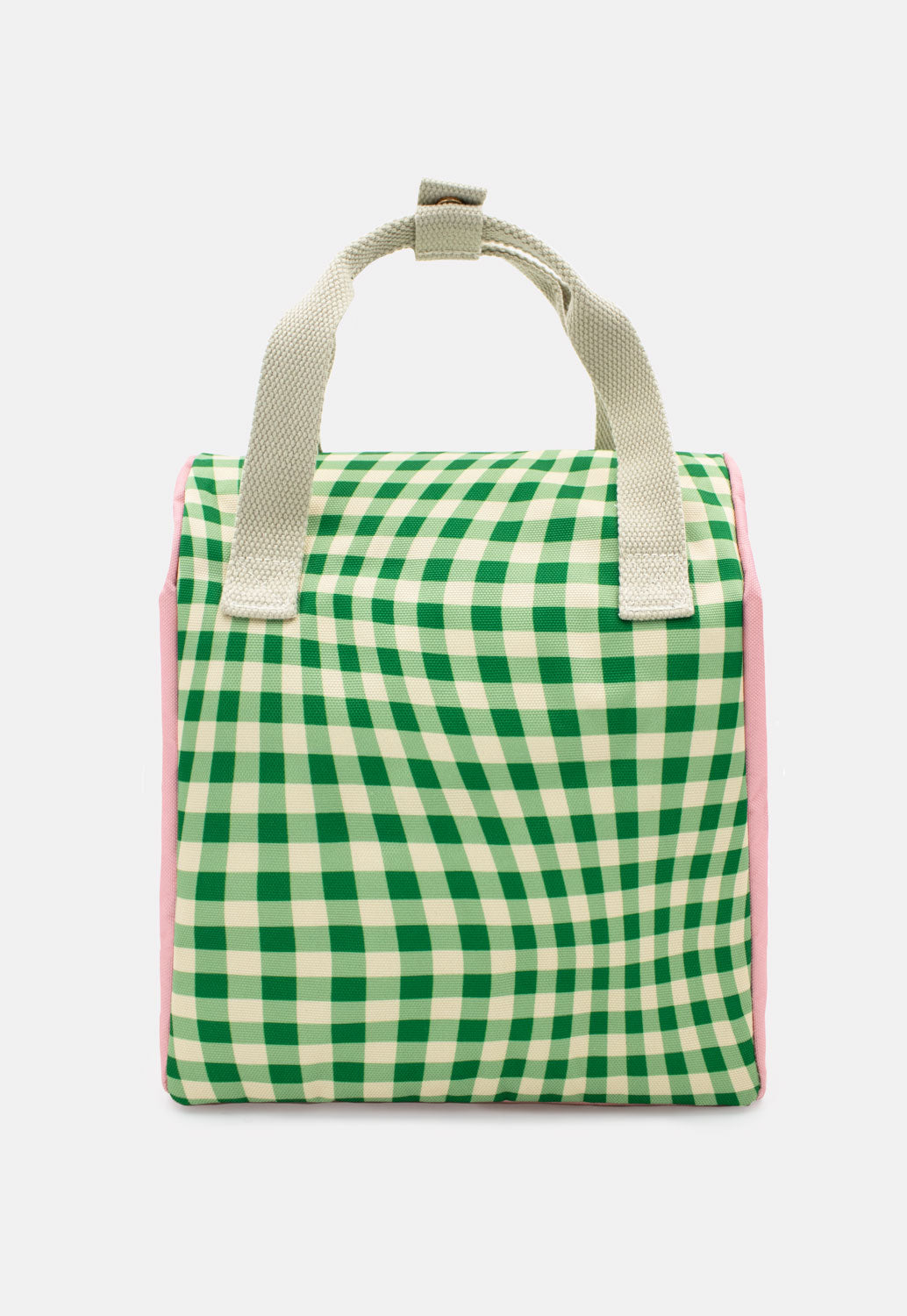 Lunch Bag | Distorted Gingham Green