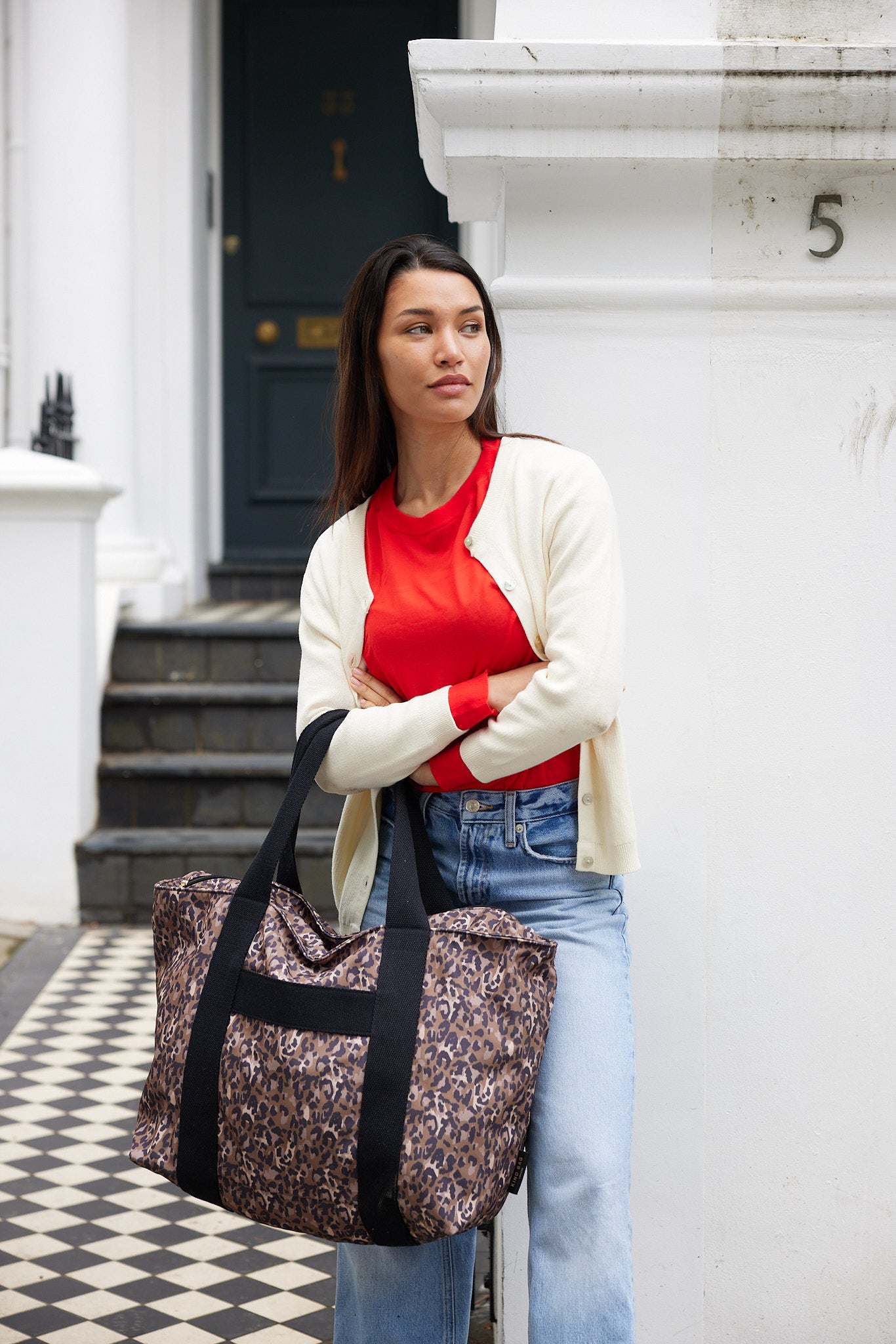 Leopard | Printed Carryall Tote Bag