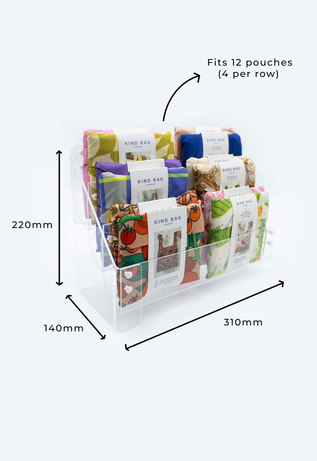 Acrylic Tiered POS - Small