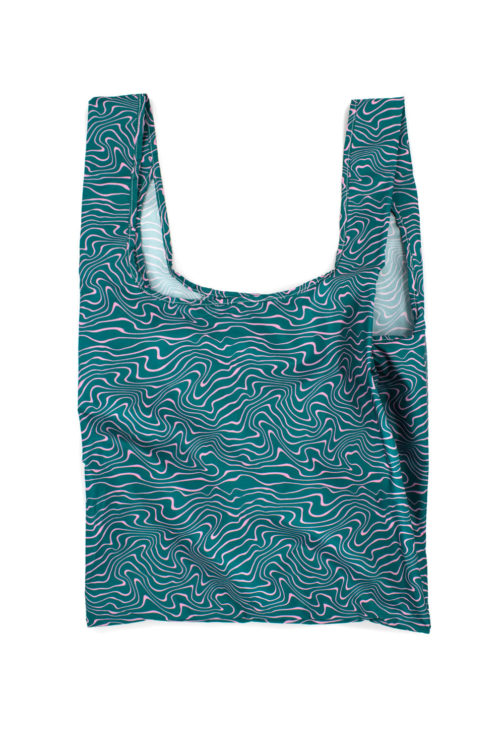 Reusable Medium Contours Green & Pink
