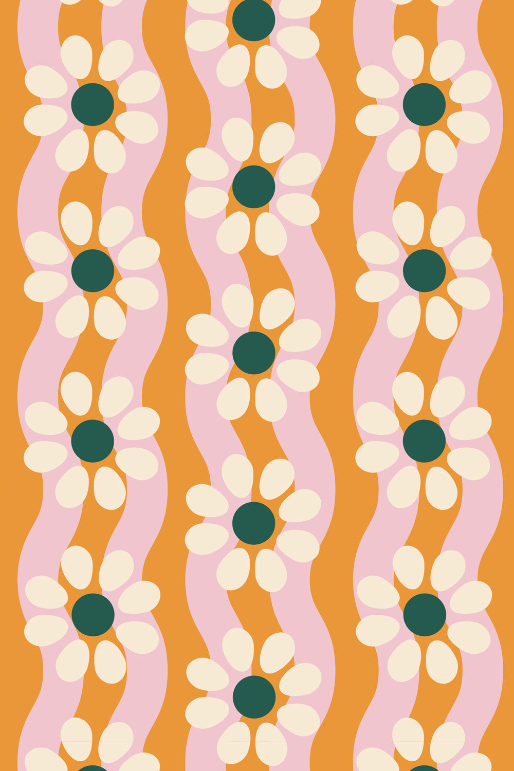 Lunch Bag | Wavy Daisy