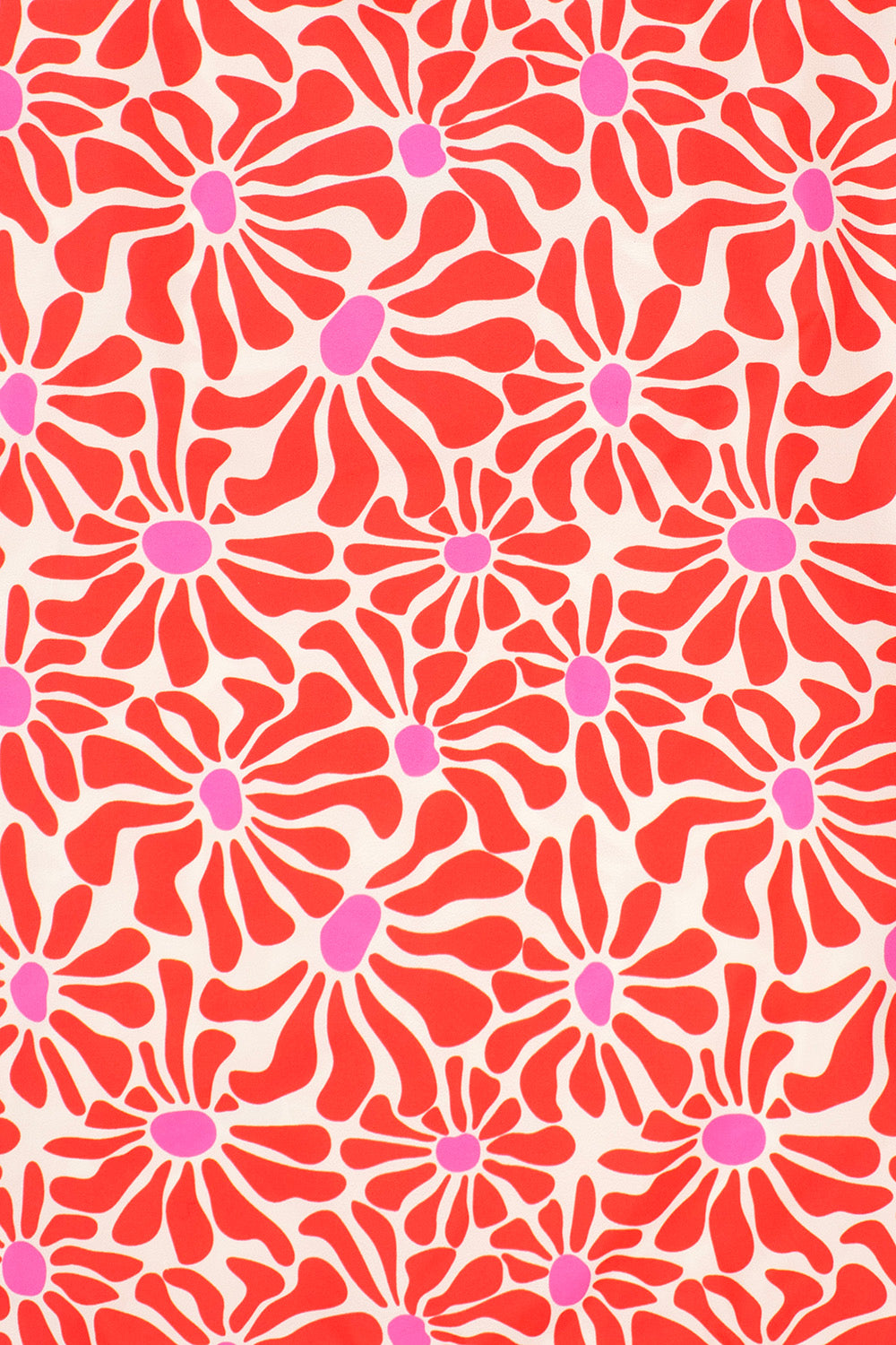 Abstract Flowers Red | Medium