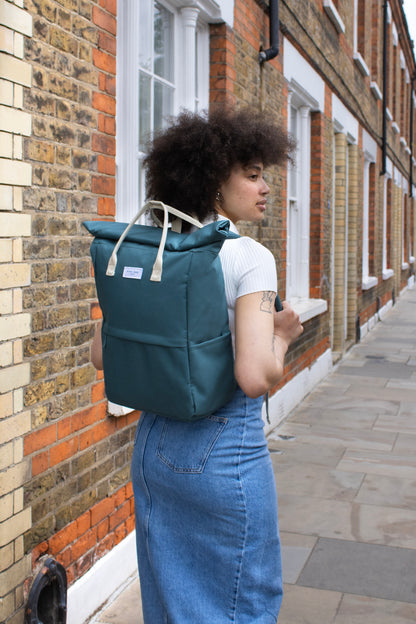 Moss Green | “Hackney” Backpack | Large