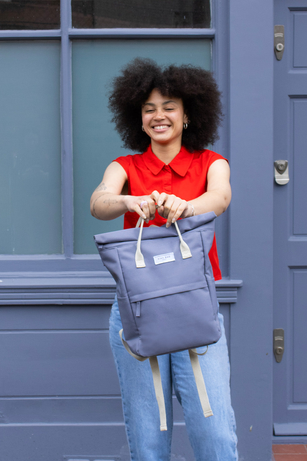 Slate Grey | “Hackney” 2.0 Backpack | Medium