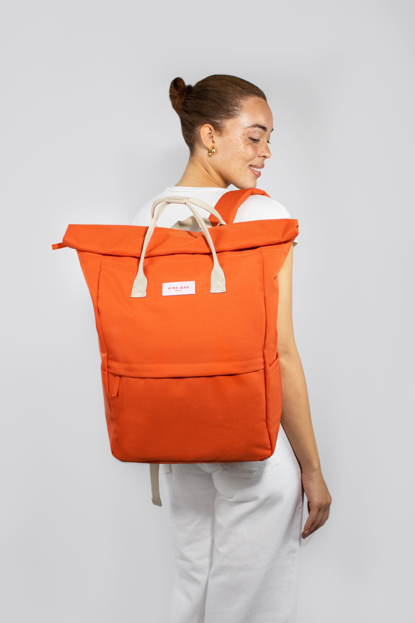 Burnt Orange | “Hackney” Backpack | Large