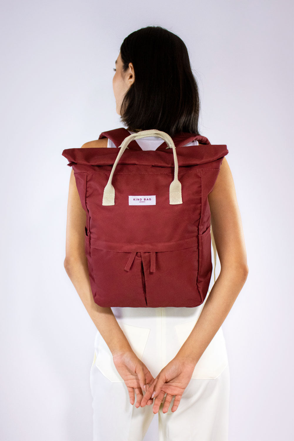 Burgundy | “Hackney” 2.0 Backpack | Medium