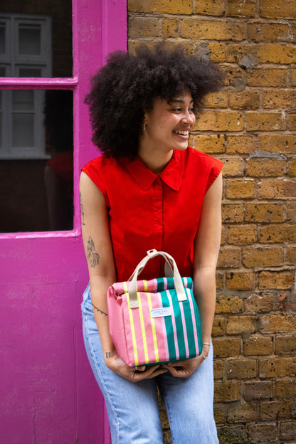 Lunch Bag | Bicolour Stripes