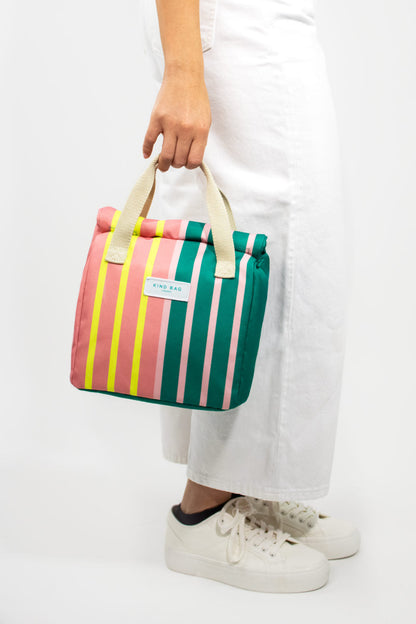 Lunch Bag | Bicolour Stripes