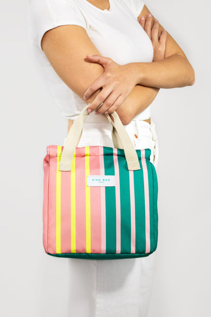 Lunch Bag | Bicolour Stripes