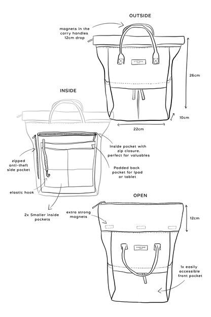 Buttercup | “Hackney” 2.0 Backpack | Mini