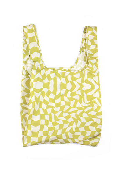 Wavy Check | Medium Reusable Bag