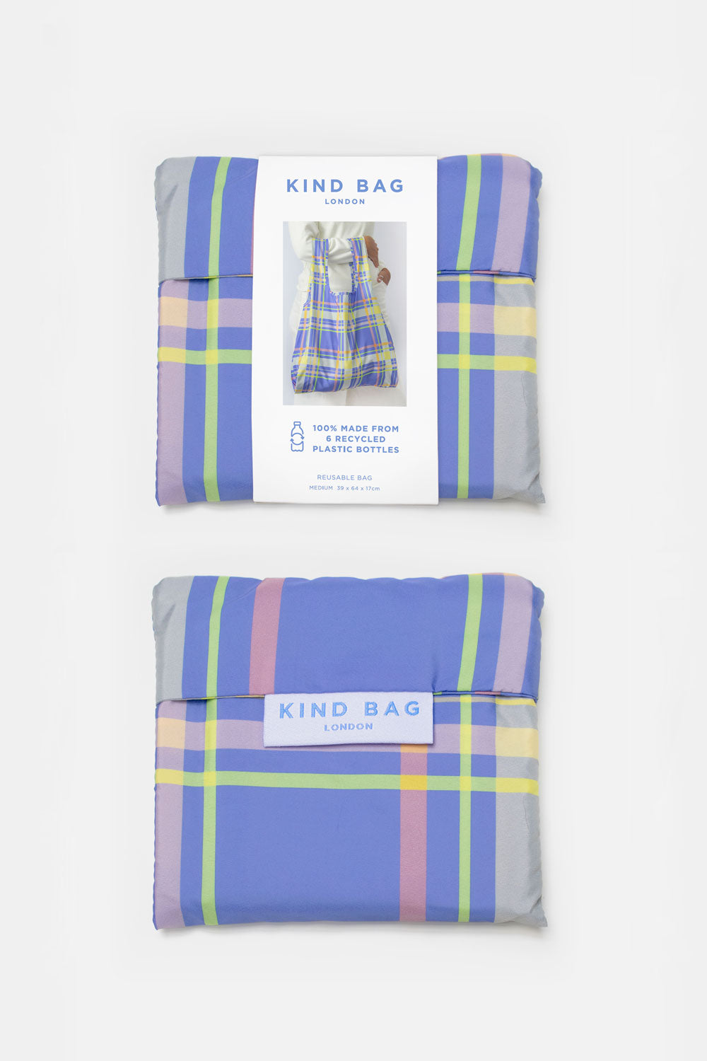 Madras Check | Medium Reusable Bag