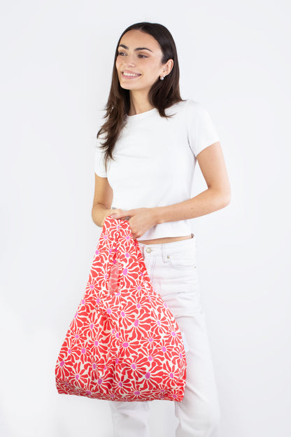 Abstract Flowers Red | Medium
