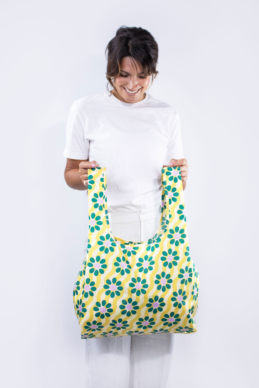 Wavy Daisy | Medium Reusable Bag