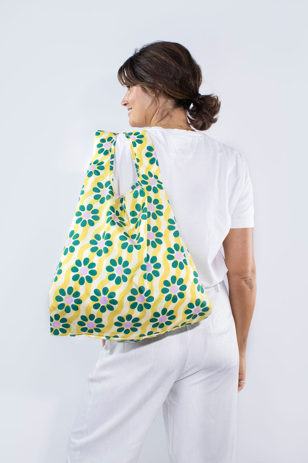 Wavy Daisy | Medium Reusable Bag