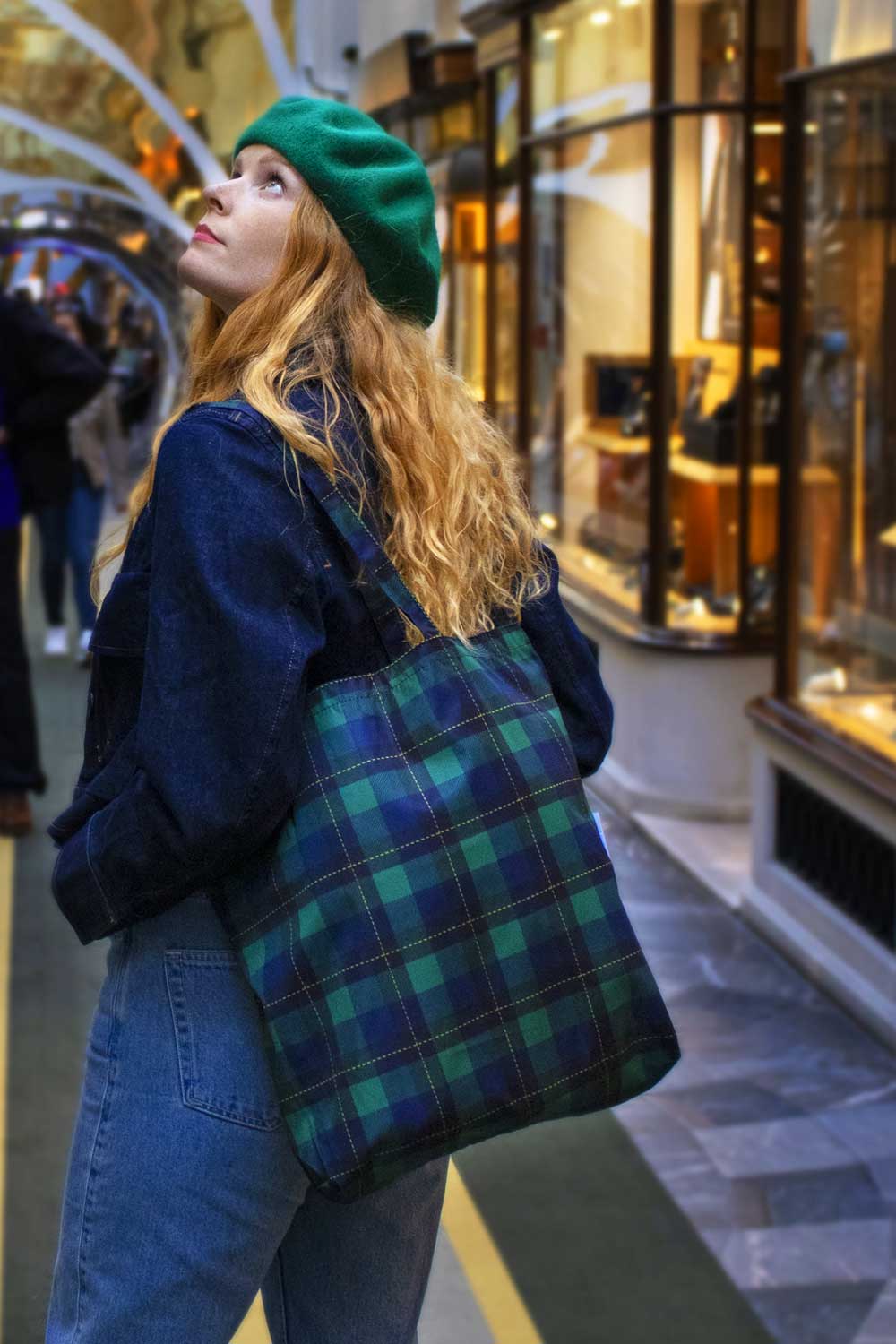 Tartan | Recycled Tote