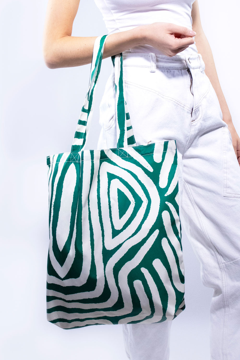 Lines | Recycled Tote