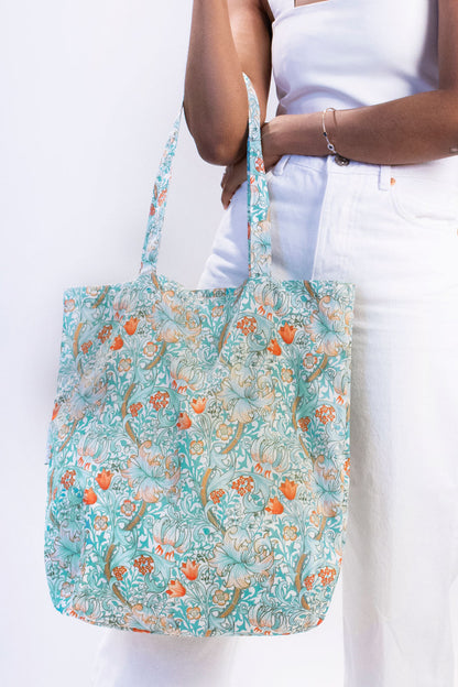 William Morris | Golden Lily | Recycled Tote