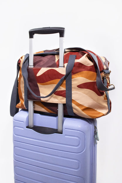 Weekender Bag | Abstract Caramel