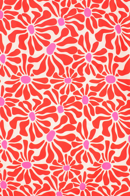 Abstract Flowers Red | Medium